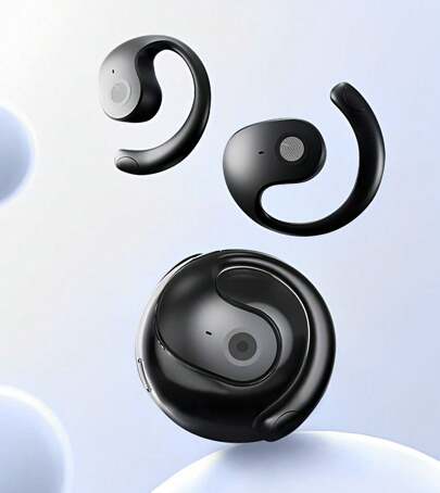 Bluetooth Sem fio Fone de ouvido Ergonômico TWS Suporte Orelha Pendurada Anti-queda