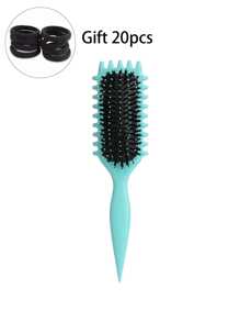 1PC Bounce Hollow Combs Curl Define Styling Brush Smooth Hair Fluffy Comb Massage Home Hair Styling Tool Combs For Woman,Hair Brush,Comb,Hair Tools,Hair Products And Accessories For Barber Salon Beauty Travel Essentials,Back To School,Travel Holiday Essentials,Hair Accessories For Women