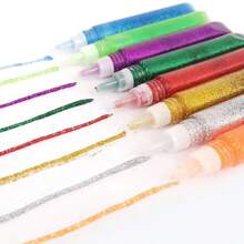 10ml Gold Onion Gel Pen DIY 3D Glitter Glue For Children Handmade Cards, Decoration & Art Painting Supplies,Back To School