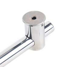 kangten 66cm Adjustable Bathroom Shower Head Holder Riser Rail Bracket Slider Bar, Round Handheld Shower Lift Rod Head Riser Rail Holder Wall Mounted Home Bathroom Decor Summer Back To School - Silver - View 11