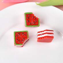 10件仿真卡通蛋糕咬合树脂配件批发，手工DIY工艺品，手机壳，冰箱贴材料 - 彩色 - 查看 13