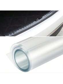 1pc Transparent Invisible Car Protective Sticker, Door Sill Protective Transparent Sticker, Car Bumper Engine Hood Paint Protection Sticker, Anti-Scratch Transparent Film, Car Protective Sticker - Multicolor - View 10