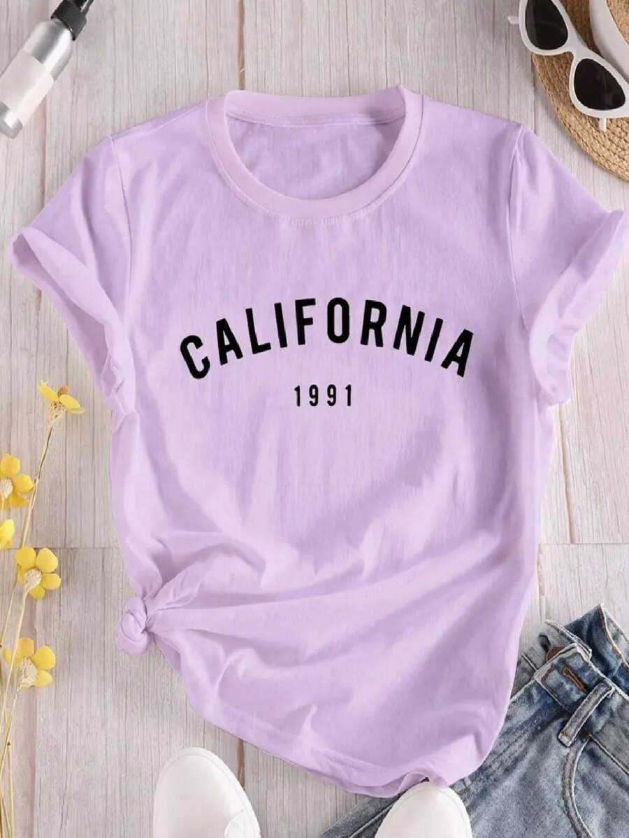 Women T-Shirts - Màu tím  Violet - Xem 1
