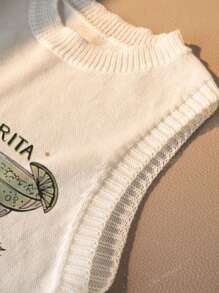 Nouveau débardeur pour femmes à col rond, motif imprimé de champagne, pour le printemps et l'été. T-shirts d'été blancs, simples et élégants, convenant pour la navette, hauts d'été pour femmes