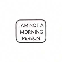 1pc Minimalist English Geometric Pattern Brooch, INS Enamel Lapel Pin Badge - Black and White - View 8