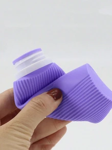 Travel Container Lotion Bottles Travel Bottle Dispenser 100ml Refillable Silicone Bottles For Cream Liquid Portable Empty Bottles Leakproof Squeeze Bottle Reusable Cosmetic Container For Shampoo And Shower Gel Liquid Suitable For Daily Use Travel And Home Use Travel Essentials Travel Accessories Travel Must Haves - Multicolor - View 3