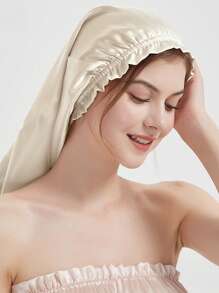 1pc Elegant Women's Silk Sleeping Cap, 100% Mulberry Silk Tube Hair Cap