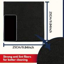 15/10/5 - Kitchen Cleaning Cloths, Microfiber Black Cleaning Cloths Set, Absorbent And Soft, Stain Removal Cloths For Cleaning Glass, Cooking Counters, Pots, Bows, Faucets, Range Hoods, Car Wipe Cleaning Cloths, Kitchen, Bathroom, Home, Black Home Cleaning Multi-Color Soft Quick-Drying Absorbent Cleaning Set