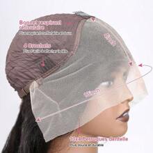 Perruque brésilienne en dentelle frontale Bob, cheveux naturels courts bouclés, 13 x 4 pouces, pré-épilée pour femmes - Naturelle & Noire - Voir 12