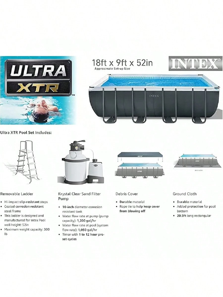 18' X 9' X 52
