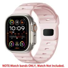 Cinturini sportivi compatibili con Ultra 2, taglie 49mm, 46mm, 45mm, 44mm, 42mm, in morbido silicone ampio e impermeabile, compatibili con Watch Series 10, 9, 8, 7, 6, 5, 4, 3, SE Ultra, adatti per uomo