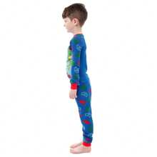 PJ Masks Pyjamas | Cat Boy, Owlette & Gekko Boys' Snug Fitting Long Sleeve Pyjamas | Kids' PJs - Multicolor - View 3
