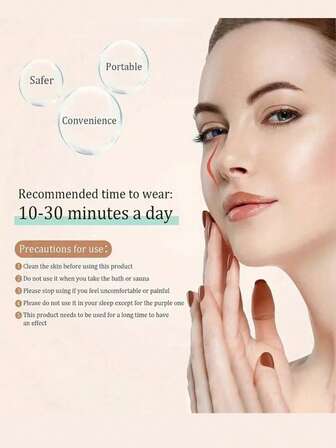 Dispositivo para moldear la nariz, 1/3 juegos: pinza nasal invisible e indolora - Corrector de entrenamiento facial