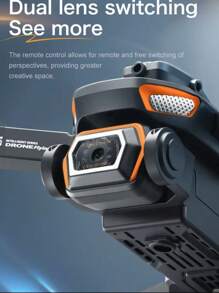 Drone de control remoto GT5 de alta configuración, con evasión de obstáculos omnidireccional inteligente, despegue/aterrizaje con un solo clic, ajuste de velocidad multigear para vuelo de alta velocidad y larga duración. Es un quadricóptero con potente motor sin escobillas, transmisión de imagen en tiempo real y estabilidad de vuelo por flujo óptico. Equipado con una cámara de 90° controlada electrónicamente y una cámara inferior para fotografías de alta definición de doble ángulo