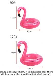1pc Summer Rose Inflatable Flamingo Pool Float Swim Party Supplies Fun Beach Essentials Floaties For Adults Pool Party Favor