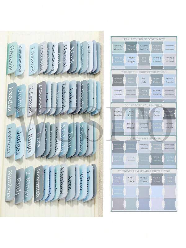 Bible Tabs, 75 Tabs, Laminated Bible Tabs For Women And Men, Bible Tabs For Study Bible, Bible Index Tabs, Bible Book Tabs, Bible Labels Tabs.,School Supplies,Back To School