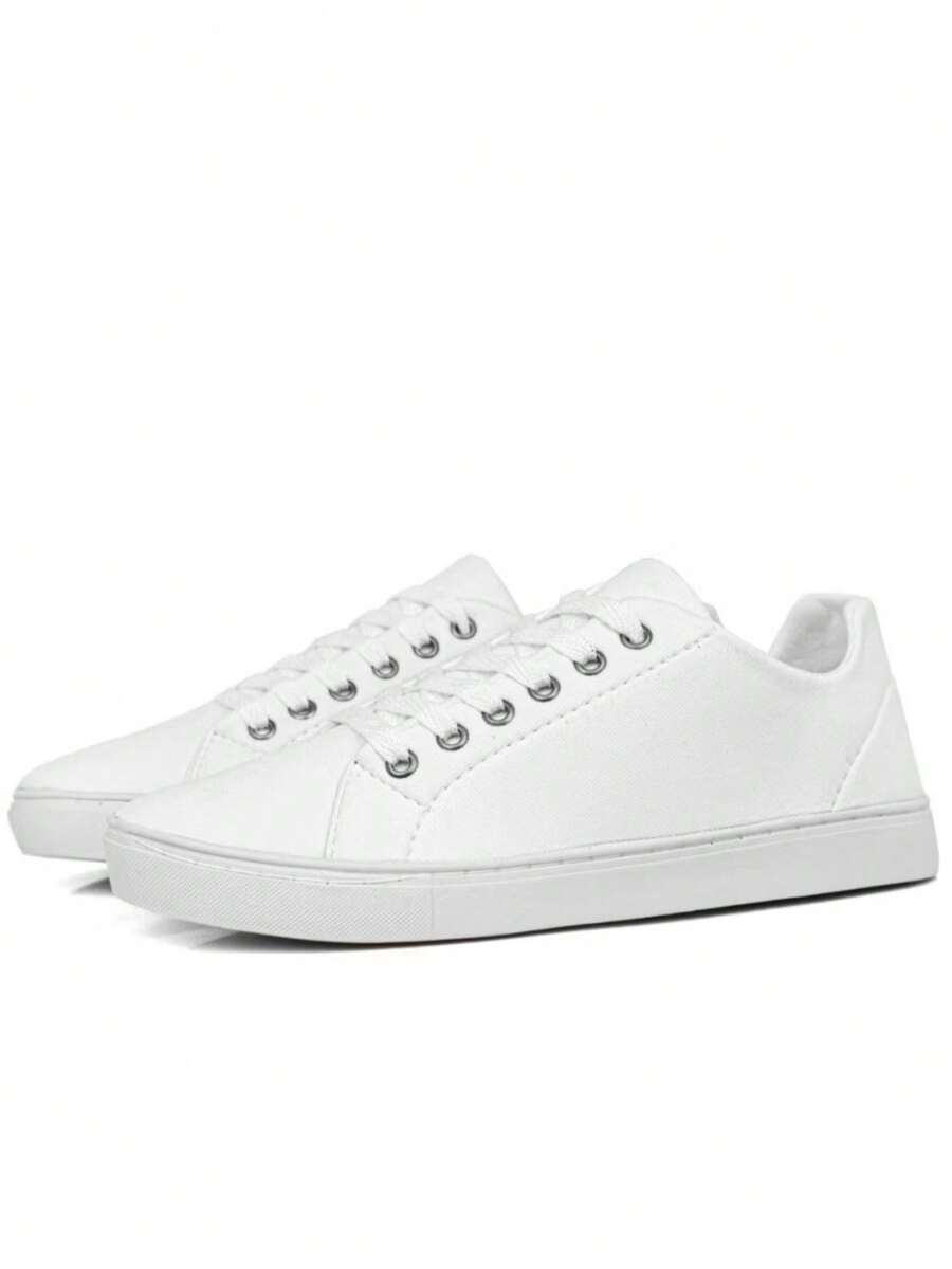 Men's Sneakers Comfortable Casual Sneakers. - 白色 - 查看 1
