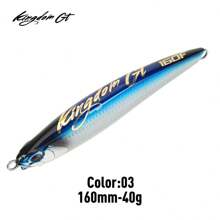 Kingdom GT Hellfire Floating Pencil Sea Fishing Lure 40g 52g 71g 160mm 180mm 200mm Z Action Artificial Hard Bait Saltwater Lure - Multicolor - View 7