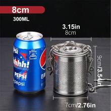 1 pieza Bola de malla de acero inoxidable anti-fugas para especias, bola de té, infusor de té, filtro de té premium, separador de té creativo, accesorios de cocina, herramienta de cocina - Multicolor - Ver 13