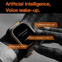 2025 T10 Ultra Smartwatch 1:1 Original Screen Series 9 2.2 Inch Bluetooth Waterproof 49mm - Black - View 9