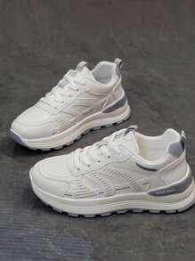 Scarpe casual da donna primaverili 2025, traspiranti, con suola morbida, sneaker chunky, scarpe da corsa da donna, scarpe casual da donna, sneaker bianche