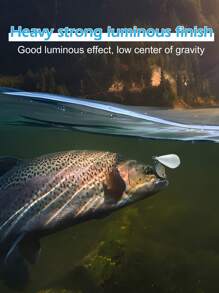 GOTURE 5/10件装发光钓鱼吊坠套装，18-150克，低频铸铅吊坠，带旋转环，防缠绕，适用于船钓、海钓、淡水通用钓鱼 - 白色 - 查看 7