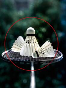 1pc Feather Shuttlecock Bucket, High-Speed Training Badminton Shuttlecocks With Great Stability, Suitable For Professional Competitions, Outdoor Games, Corporate Events