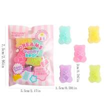 5 件/10 件创意卡通礼盒橡皮擦，透明可爱熊学生奖品节日礼物，可水洗