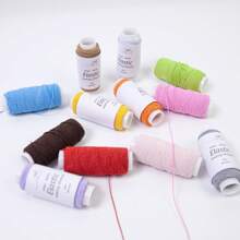 6Pcs/Pack 0.5mm Elastic Line Ultra-Fine Colorful Sewing Machine Bottom Threads Round Elastic Rubber Band Rope DIY Accessories