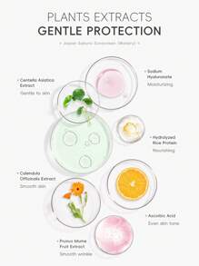 LAIKOU 1瓶莱寇日本樱花亮白防晒乳液，50克 SPF50 PA+++，防水面部及身体防晒霜，有效阻隔紫外线，适合旅行、露营、徒步、户外活动、海滩、夏季护肤，女士及女孩礼品套装