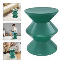 2 Tier Side Table For Couch, Sofa & Chair, Sofa Stool Small Night Stand, Decor End Table For Coffee Living Room, Bedroom, Indoor & Outdoor White/Black 14.57*14.57*10.63in - 彩色 - 查看 6