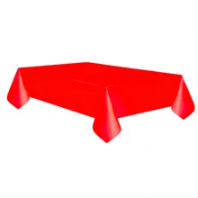 10 件装 PE 纯色矩形桌布，防油，家居、酒店、派对用品