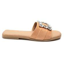 Slippers With Decorative Buckle And Ergonomic Insole - Orange - View 2
