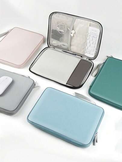 1 件 PU 皮革平板电脑保护套手提包，适用于 11 英寸/13 英寸 iPad 平板电脑、薄型笔记本电脑、电子配件存储，便携式防水防震防刮保护套，适合家人、朋友、儿童、生日、春季、节日、斋月、复活节的礼物