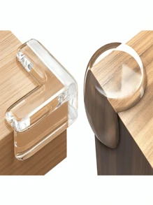 Kit 12 Protetor De Quina Mesa  e Móveis De Silicone Para Mesa Prevenir Colisões Do Bebê Protetores De Bordas E Cantos Protetor de Ponta Mesa/Móveis