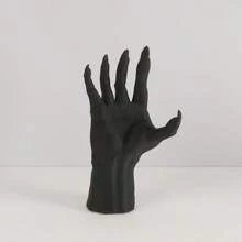 1 pieza Soporte para joyas en forma de mano de demonio gótica - Organizador de joyas de material plástico con ganchos decorativos, decoración de hogar vintage Vuelta al cole