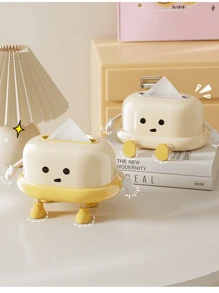 Luxury Multi-Function Paper Towel Box With Lid - High-End Plastic Storage For Living Room, Bedroom, Coffee Table, For Home Organization For Home Kitchen Bedroom Living Room Dining Room, Home Decoration Accessories, Decorative Box,Women Wedding Gift,Summer Travel Holiday Festival Must-Have - Multicolor - View 4