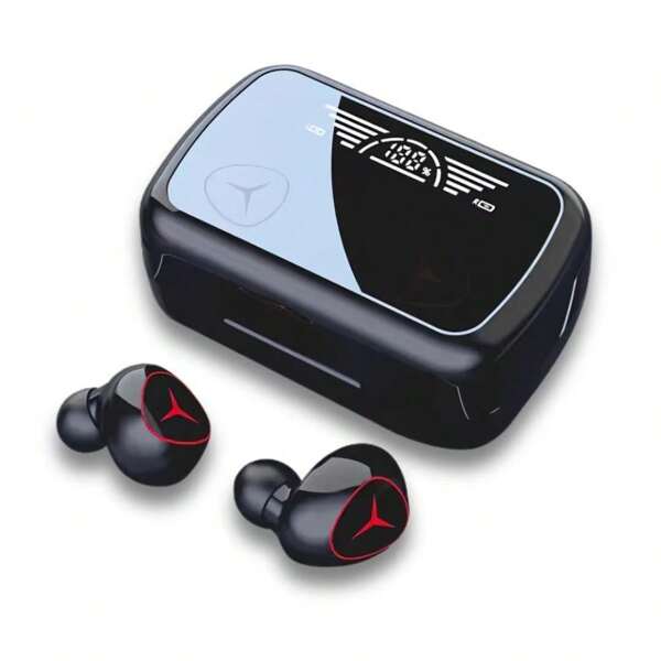 Fone De Ouvido Sem Fio M-66PRO Bluetooth 5.3 RGB TWS com microfone