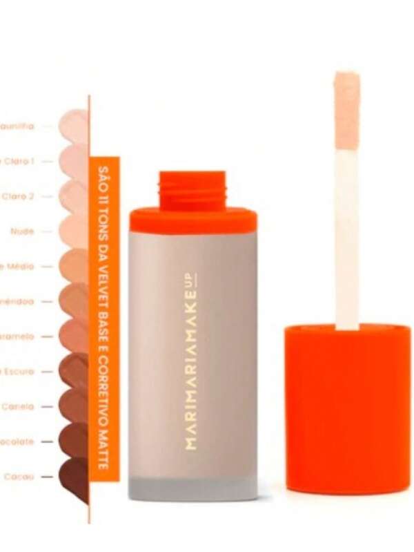Base e Corretivo Matte Velvet Skin Mari Maria (Base e Corretivo com acabamento Matte. Média à alta cobertura, )
