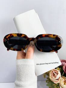 Nowe okulary retro prostokątne z ćwiekami, unisex, klasyczne, proste, stylowe, eleganckie i modne, odpowiednie do codziennego noszenia