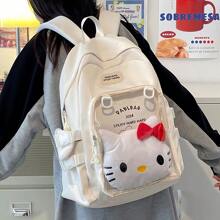 Sanrio 1pc/Versatile Simple College Large Capacity High Backpack Transparent Baby Bag Pain Bag School Bag