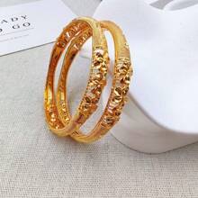 1pc Chinese Style Tripple Flower Clasp Bangle Bracelet, Metal Alloy Vintage Fashion Jewelry, Suitable For Evening Party, Wedding, Festival