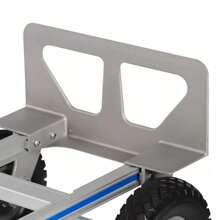 Futchoy Aluminum Alloy Hand Truck Cart Heavy Duty Dolly W/ Rubber Wheels 500lbs