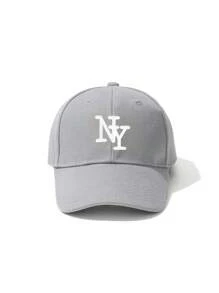1pc Women's Plain Color NY Embroidery Hook And Loop Baseball Cap, Suitable For Outdoor Sports, Daily Wear In Spring, Summer, Autumn - A - View 18