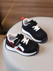 儿童阿甘运动鞋，新款春夏秋季女童跑步鞋，男童防滑软底运动鞋 - 黑色 - 查看 4