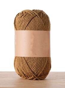 100g/1pc 空心纱亚麻线手工编织 DIY 帽子包有机纱 - 彩色 - 查看 10