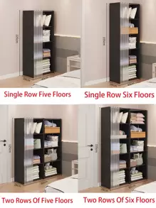 1 件防尘衣柜，易于组装的衣物收纳柜，适用于卧室、出租屋、小型衣柜收纳架