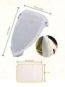1 pieza Funda protectora para la plancha, protector de calor para la base de la plancha, tela protectora para la plancha eléctrica, artículo esencial para apartamentos, esencial para dormitorios universitarios, esencial para el hogar, funda protectora para la base de la plancha, útil para proteger la plancha, útiles escolares para el hogar, accesorios de viaje