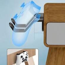 Wall Mount Gaming Controller & Headphone Holder Stand Rack For Office Storage Organization, Bags, Hats