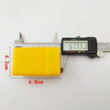 Safety Folding Knife Box, Film Cutting Tools, Waste Blade Folder, Utility Knife Blade Disposal Container - Yellow - View 4